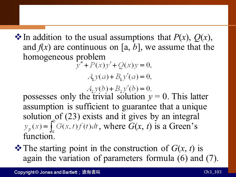 Higher Order Differential Equations Ppt Download