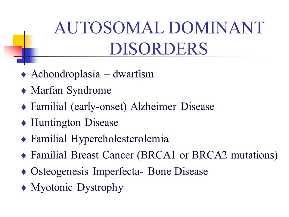 Types Of Genetic Disease - ppt video online download