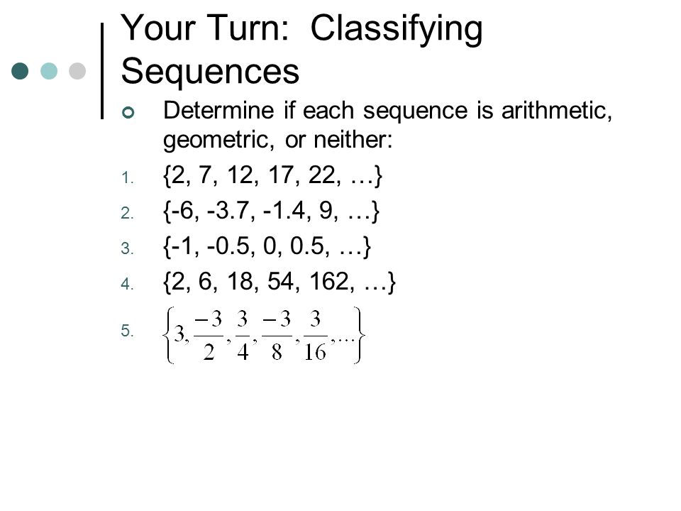 Your Turn: Classifying Sequences