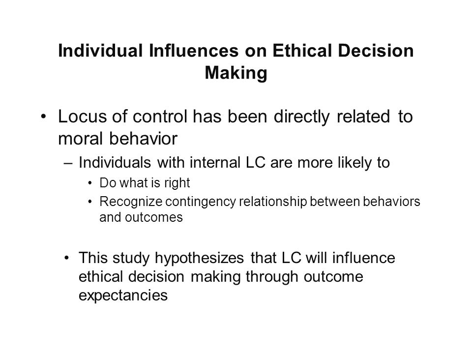 Ethical Decision Making - ppt video online download