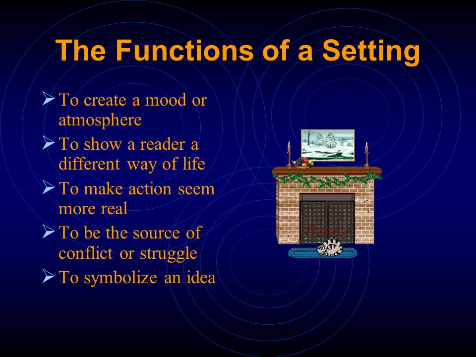 The Functions of a Setting