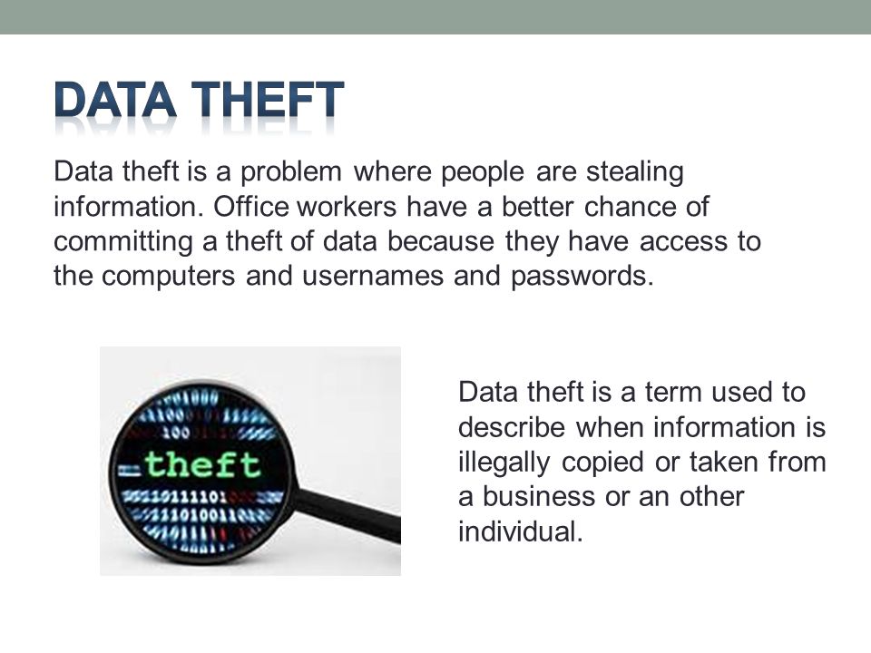 Data Theft