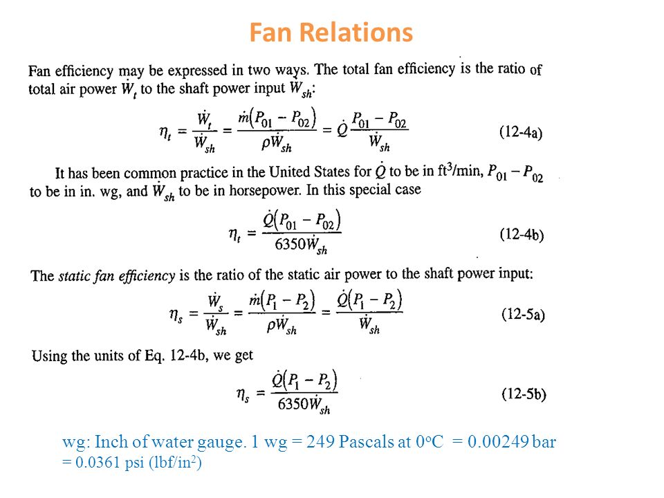 Chapter 12: Fans and Building Air - ppt video online download