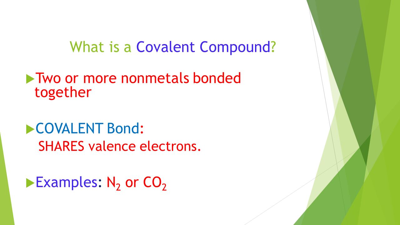 What Is a Covalent Compound?