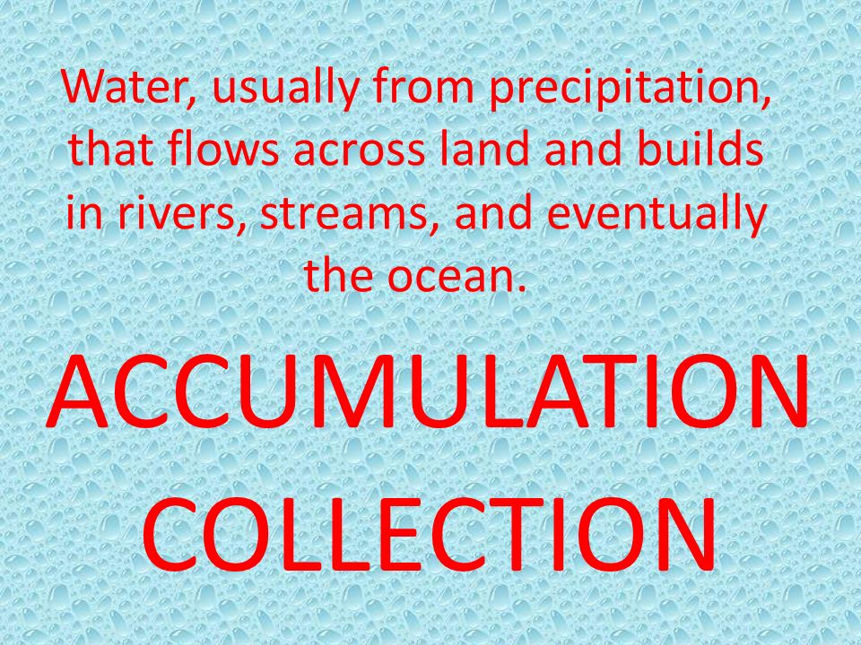 ACCUMULATION COLLECTION