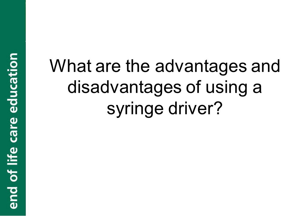 Syringe Driver Monitoring Chart