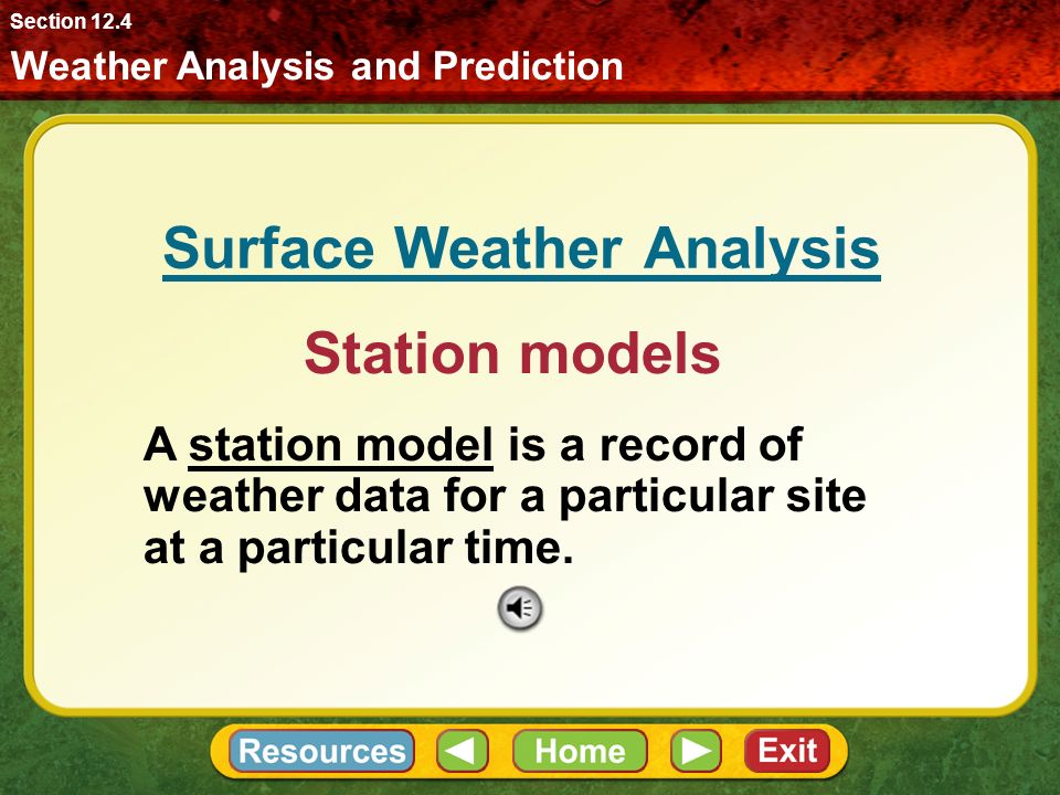 Surface Weather Analysis