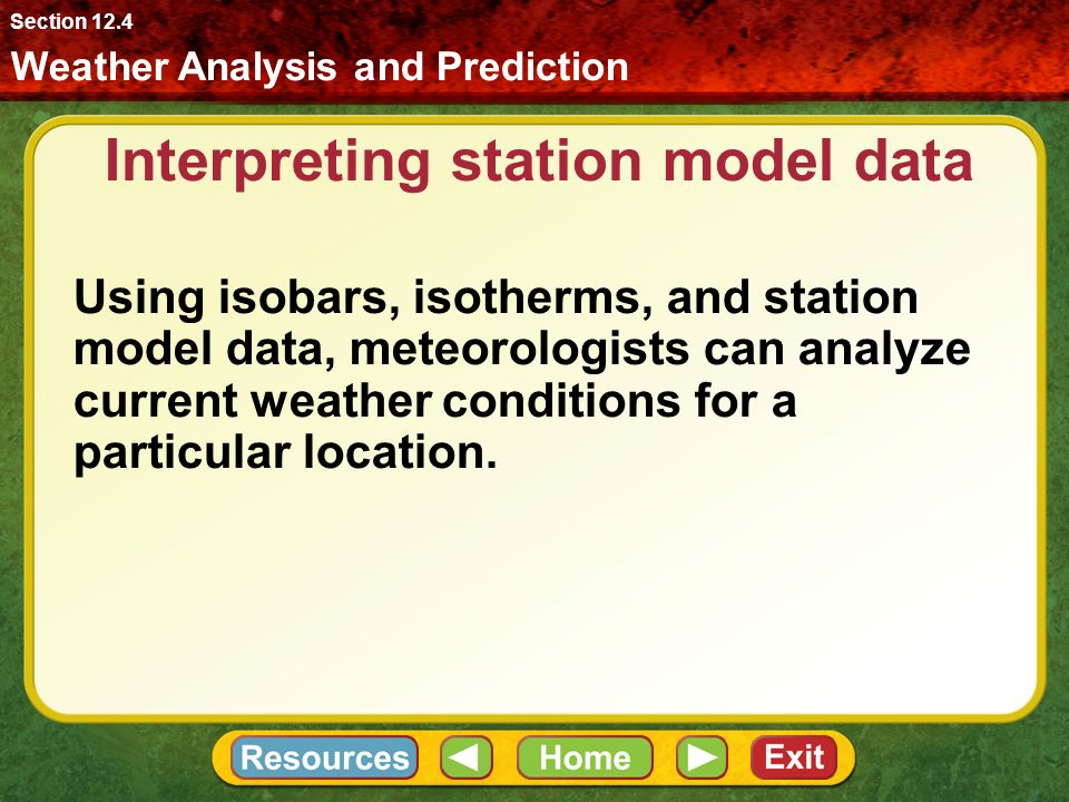 Interpreting station model data