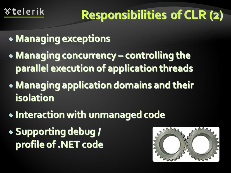Responsibilities of CLR (2)