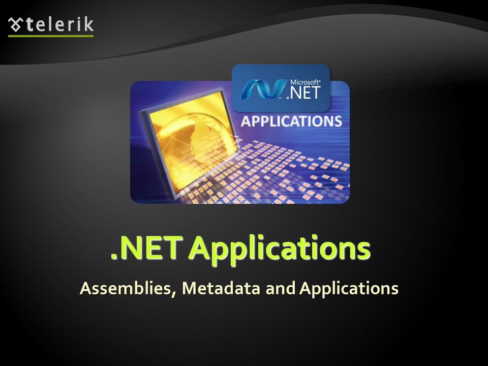 * Assemblies, Metadata and Applications