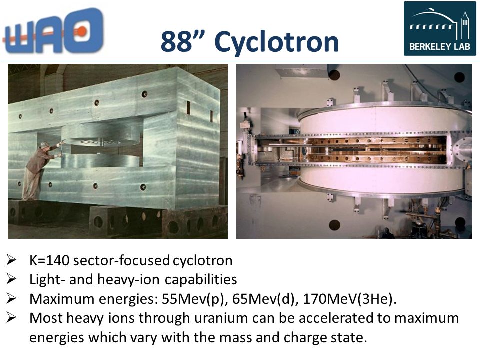 88 Cyclotron K=140 sector-focused cyclotron