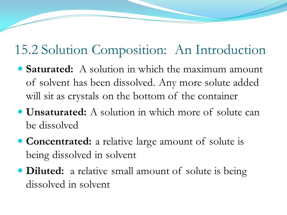 15.2 Solution Composition: An Introduction