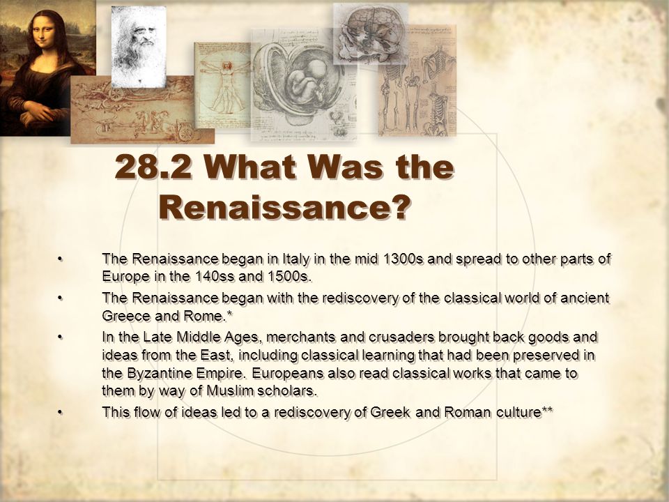 28.2 What Was the Renaissance