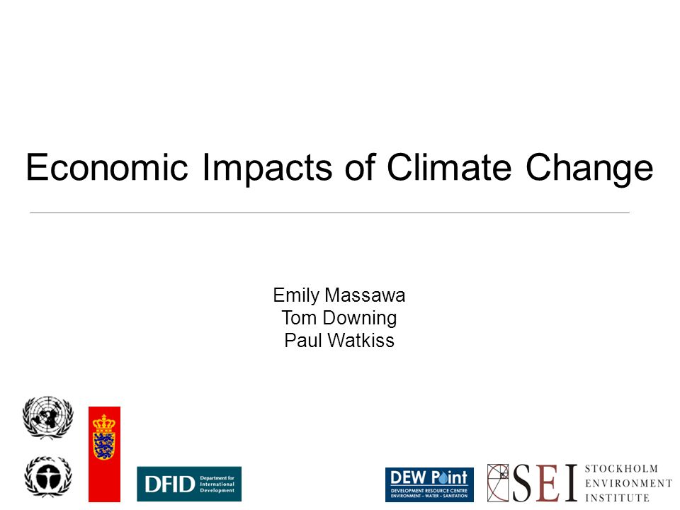 Economic Impacts of Climate Change