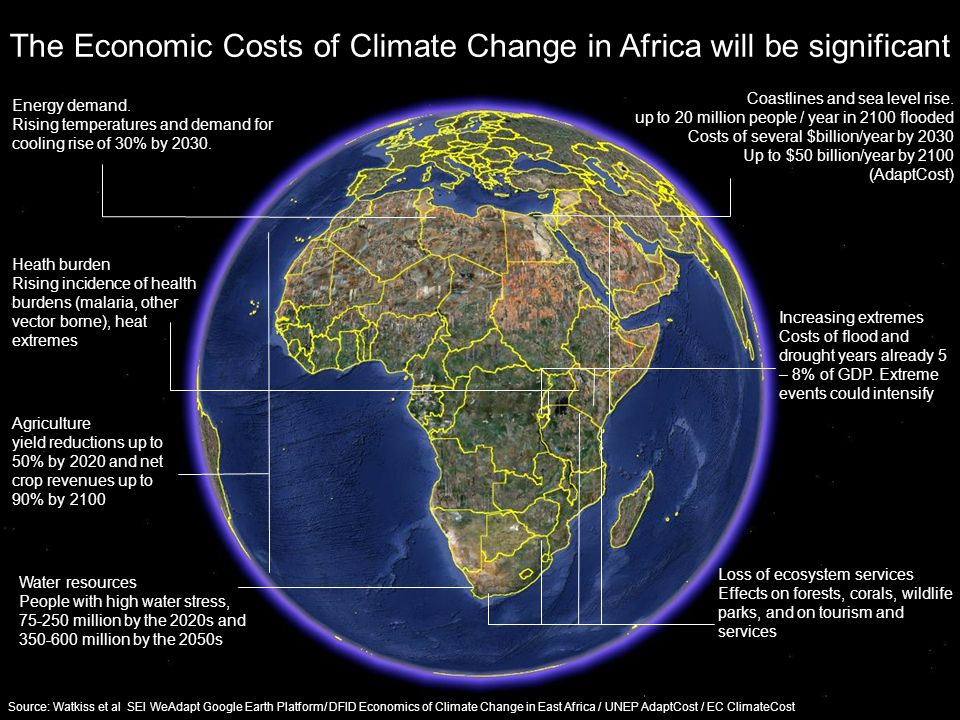 The Economic Costs of Climate Change in Africa will be significant