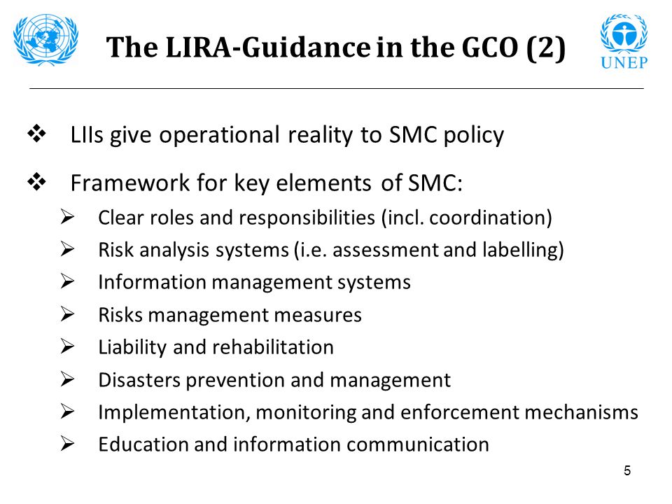 The LIRA-Guidance in the GCO (2)