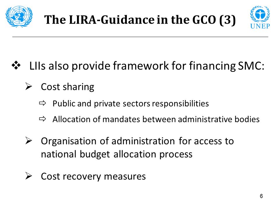 The LIRA-Guidance in the GCO (3)