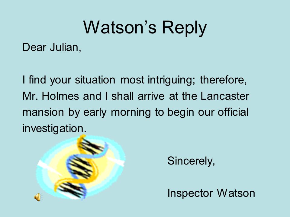 Inspector Watson S Chart Answers
