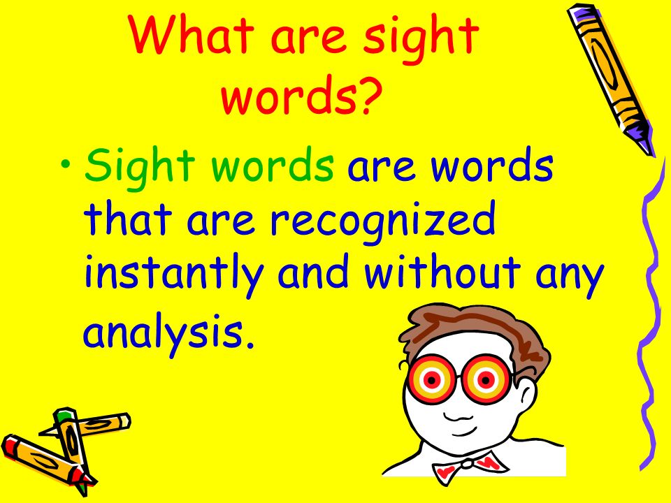 Strategies and Handson Activities for Teaching Sight Words ppt download