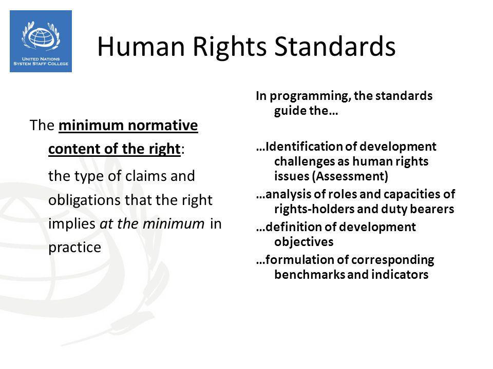 Human Rights Standards
