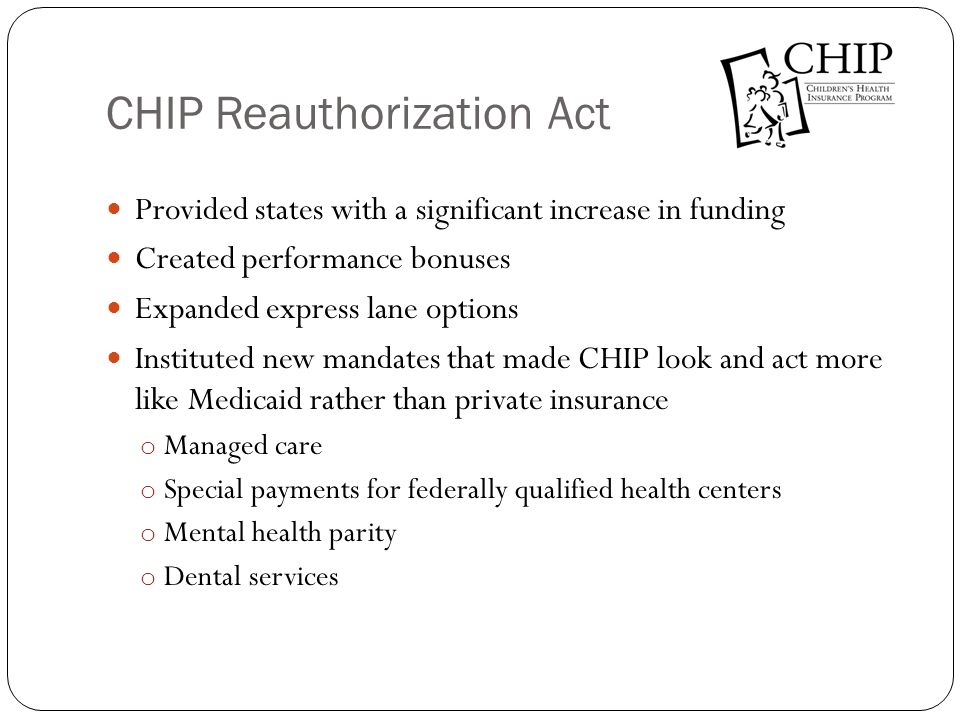 CHIP Reauthorization Act