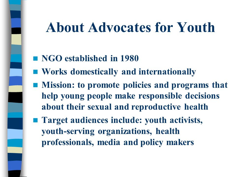 About Advocates for Youth