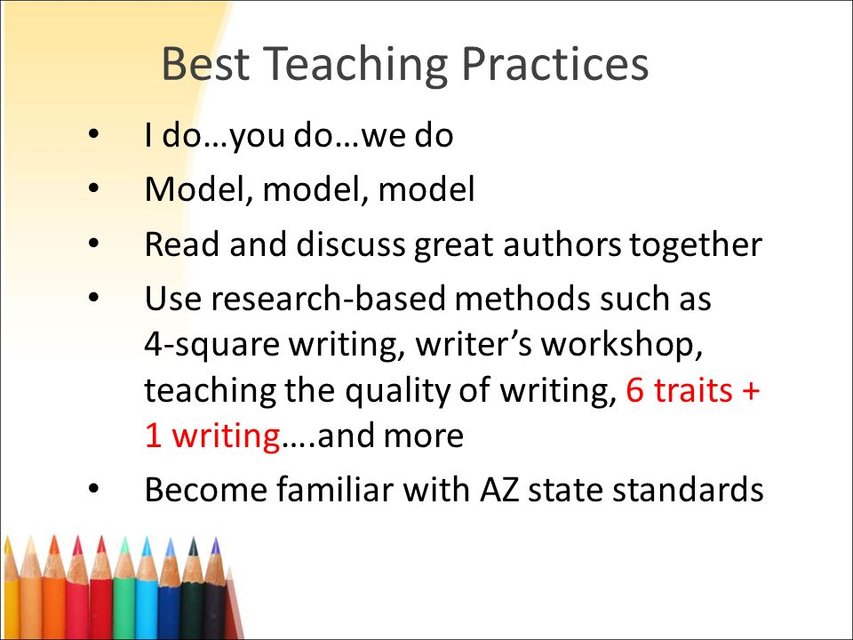 Best Teaching Practices