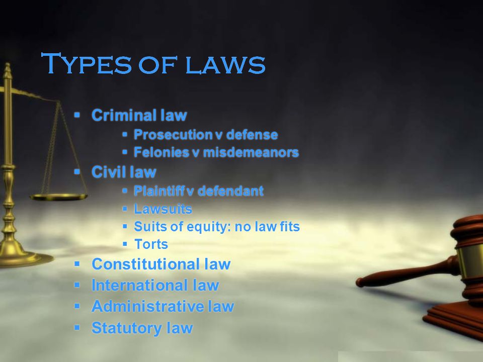Civil law презентация