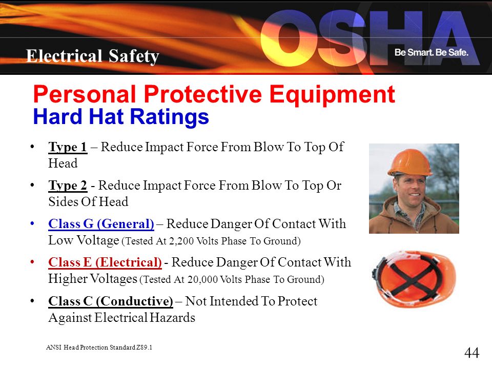 hard hat ratings