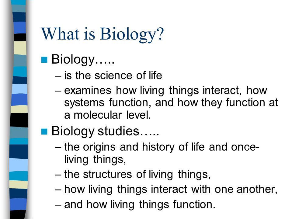 What is Biology Biology... 