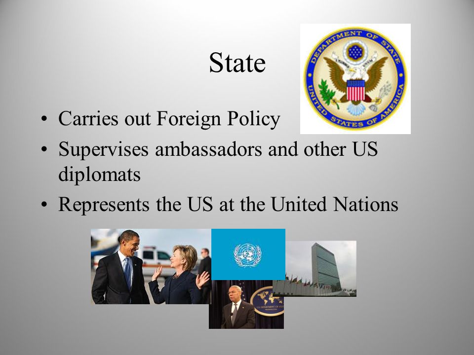 State Carries out Foreign Policy