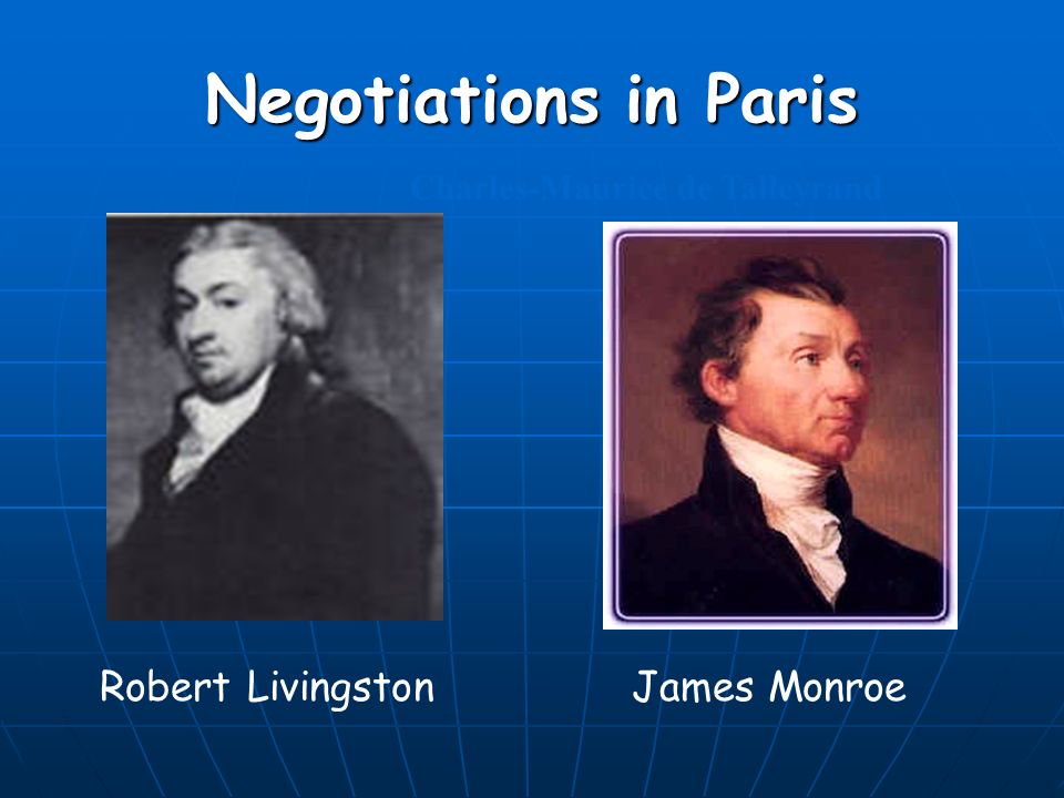 Negotiations+in+Paris+Robert+Livingston+