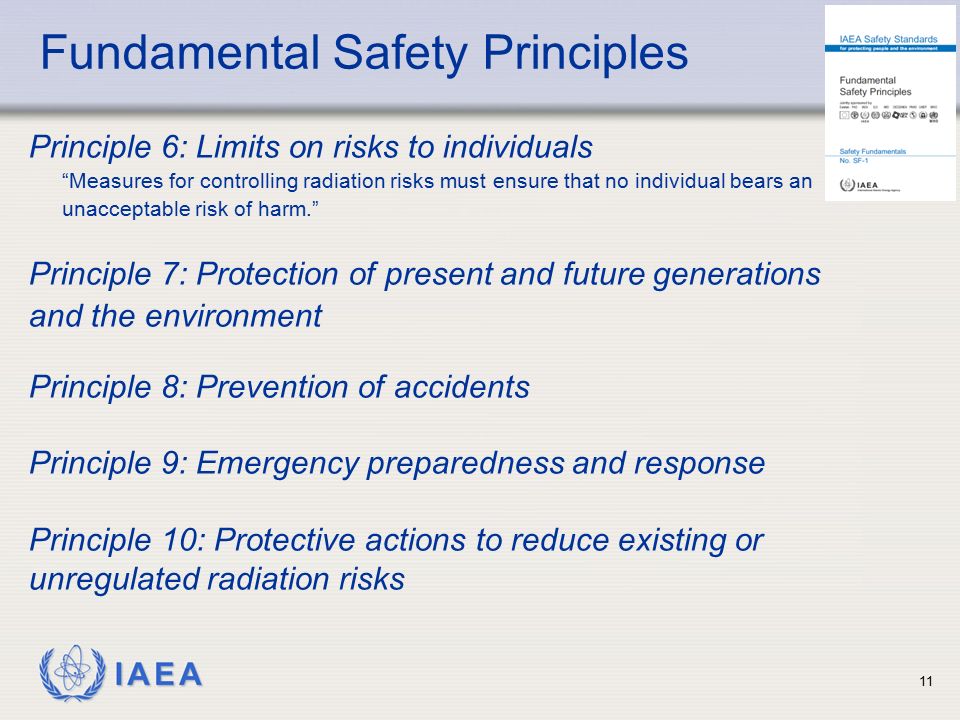 Fundamental Safety Principles