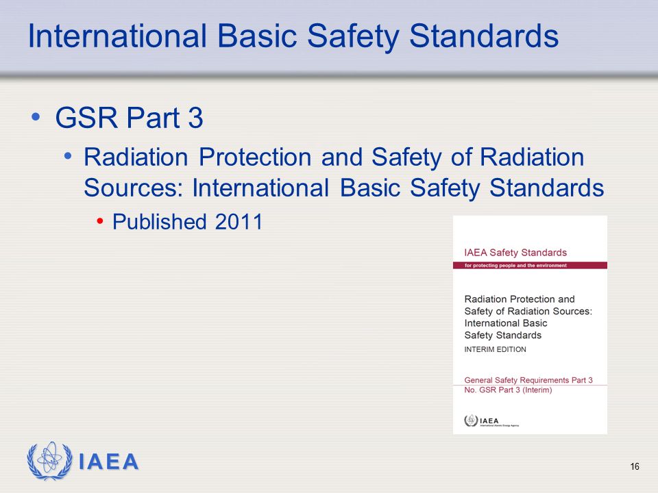 International Basic Safety Standards