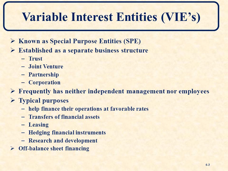 Variable Interest Entities (VIE): Definition and How They Work