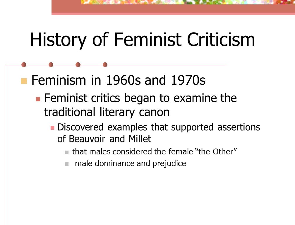 gender criticism examples