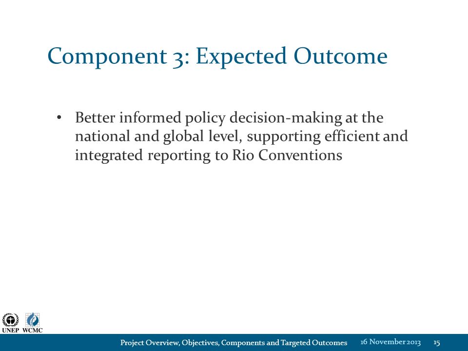 Component 3: Expected Outcome
