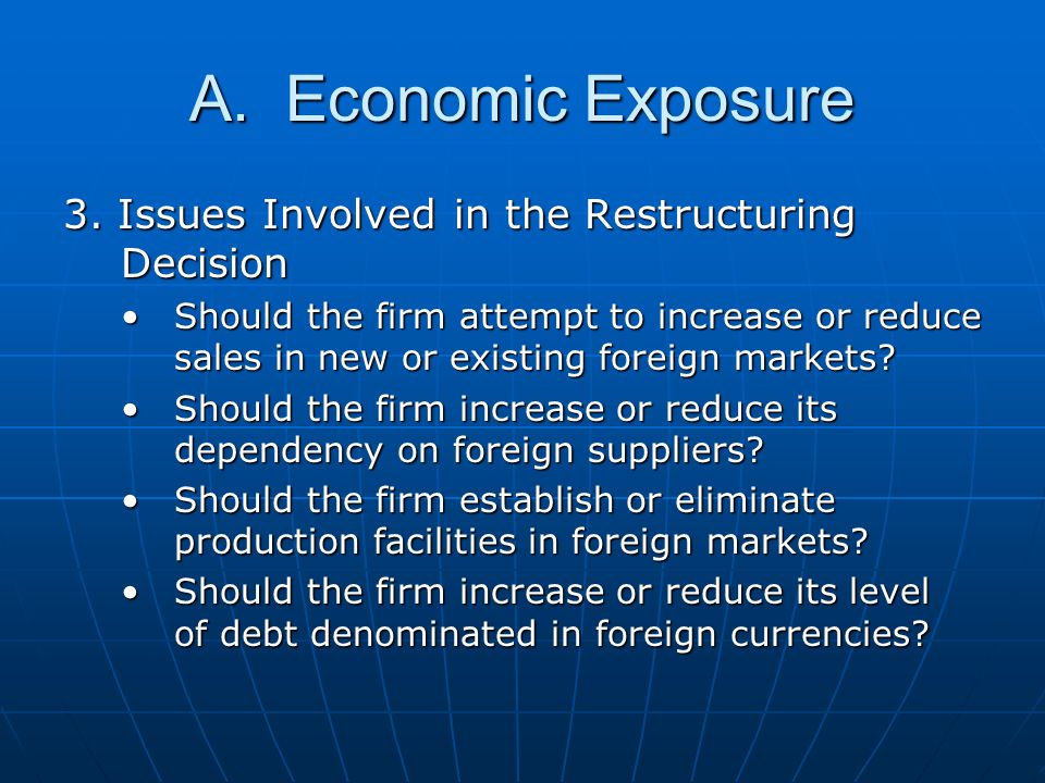 Managing Economic Exposure And Translation Exposure - Ppt Video Online  Download