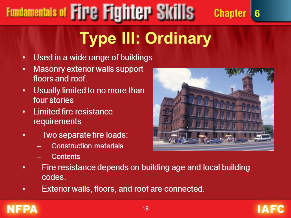 Describe the Basic Characteristics of an Ordinary Construction Building
