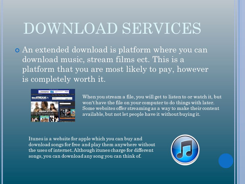 DOWNLOAD SERVICES