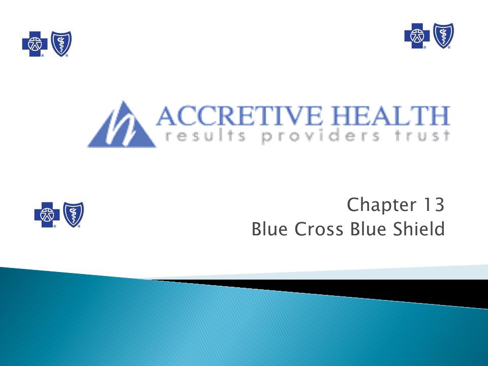 Chapter 13 Blue Cross Blue Shield