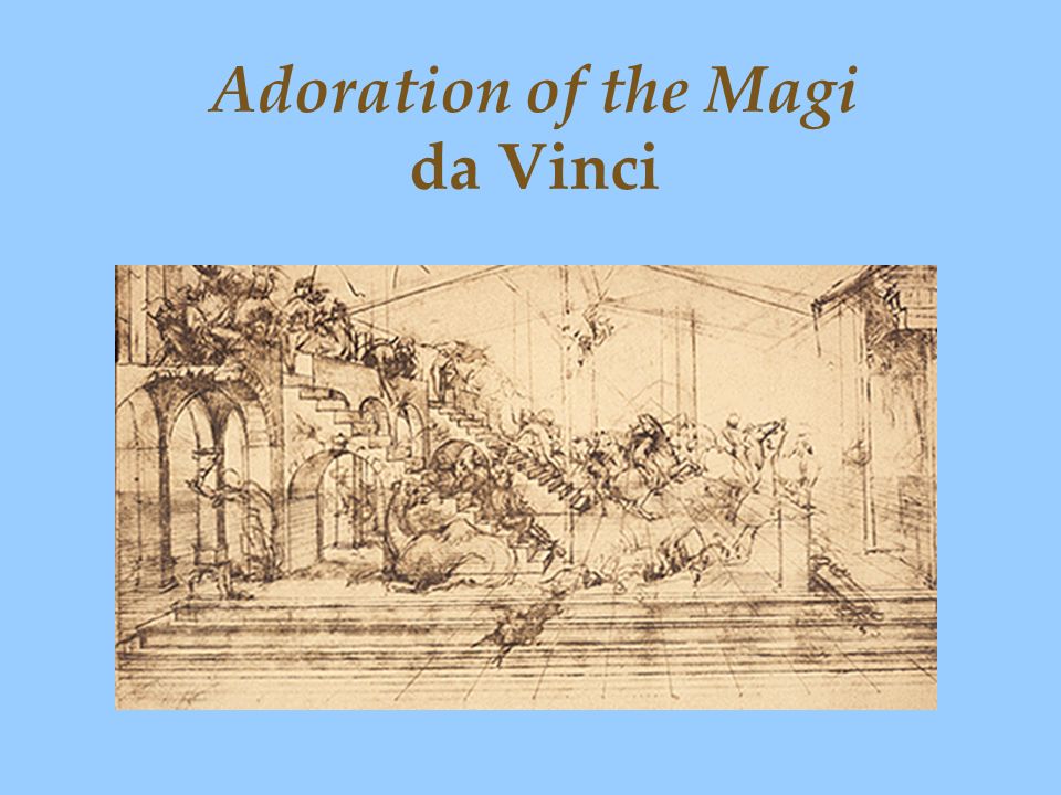 Adoration of the Magi da Vinci