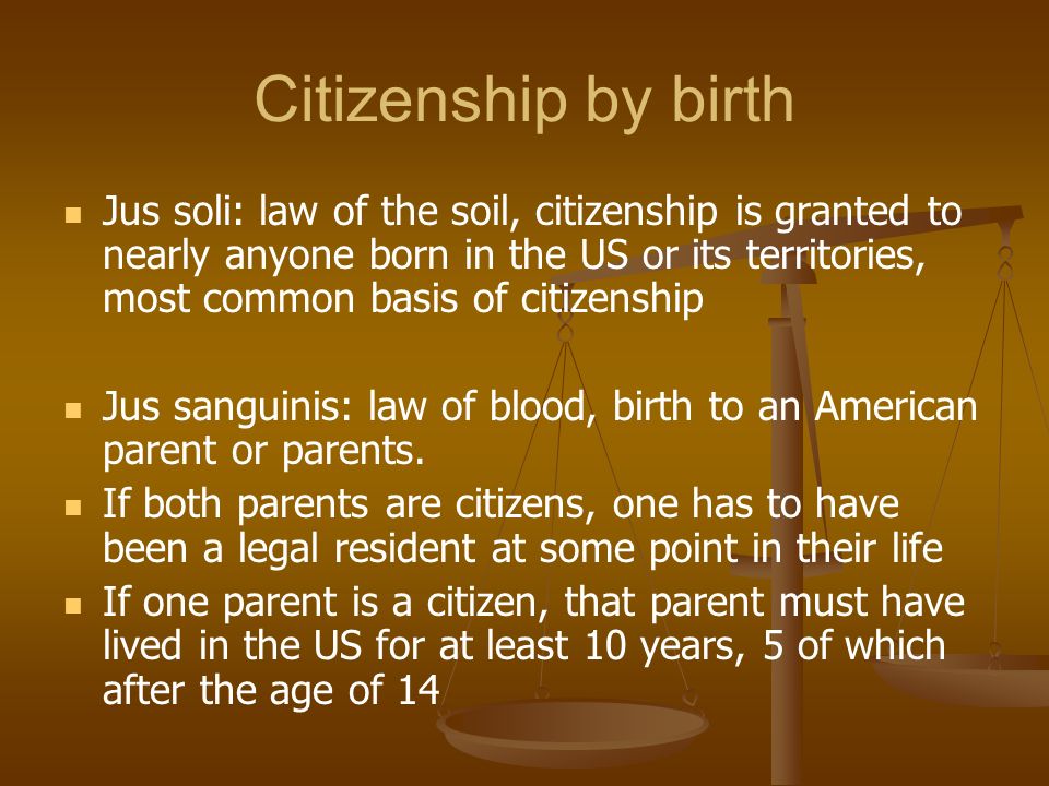 Citizenship by birth