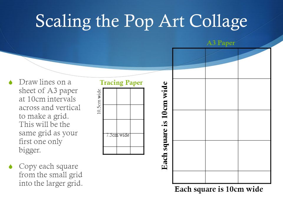 Scaling the Pop Art Collage