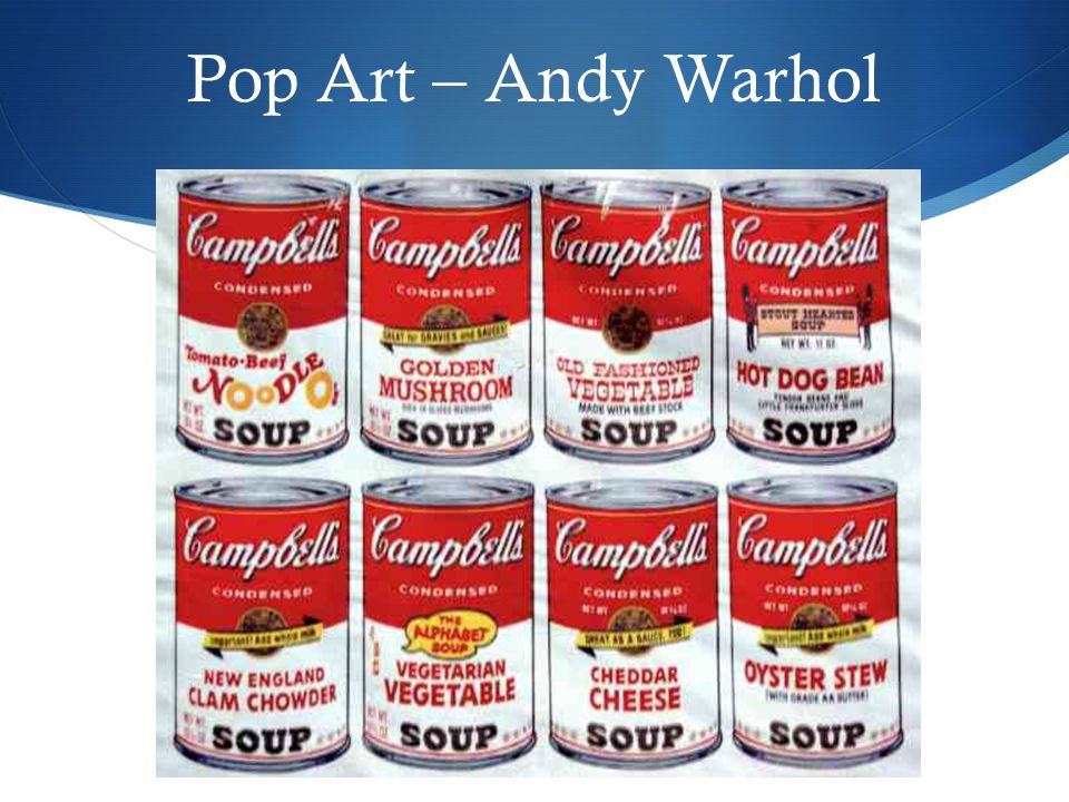 Pop Art – Andy Warhol