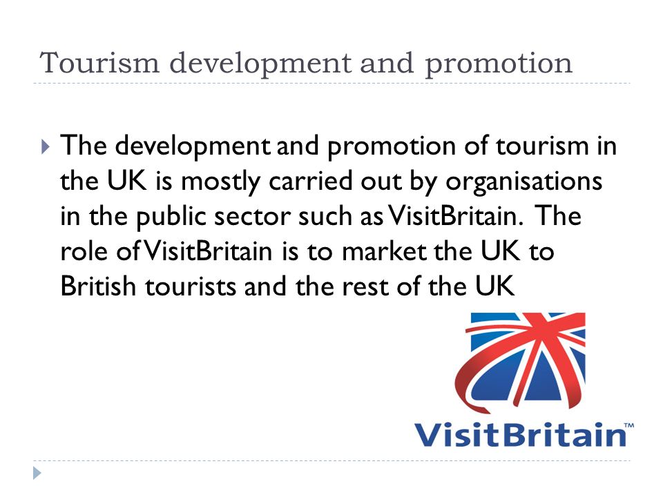 Tourism development and promotion