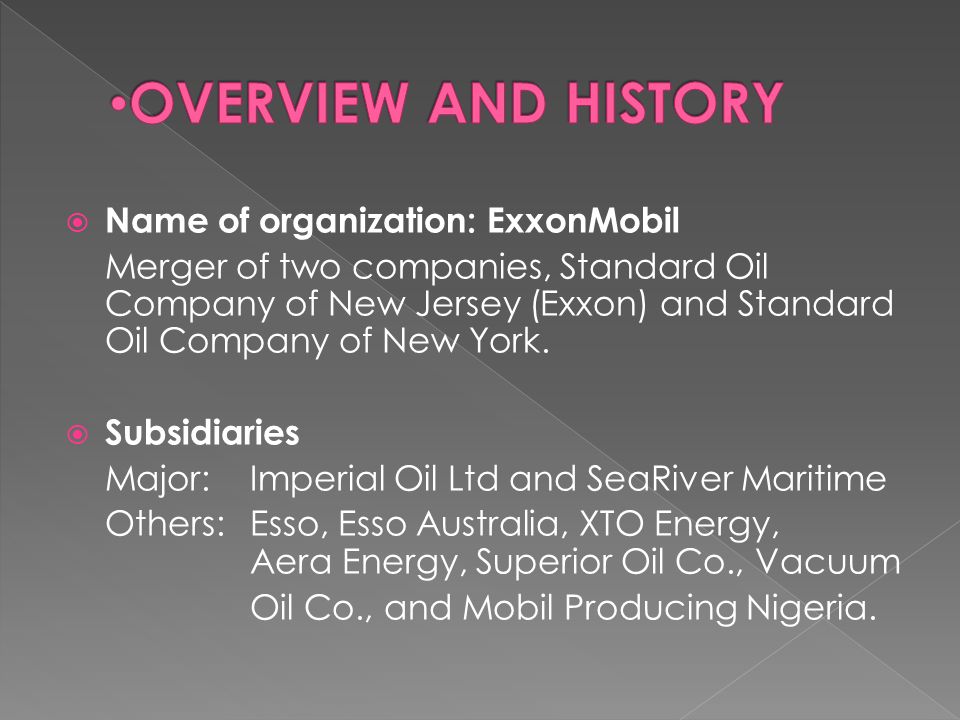 exxon mobil merger analysis