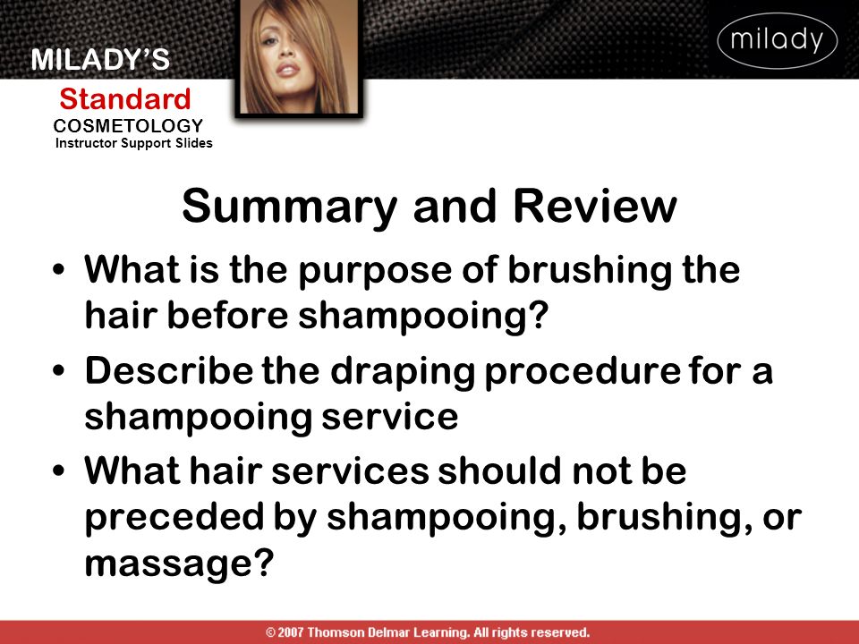 Shampooing, Rinsing, and Conditioning - ppt video online download