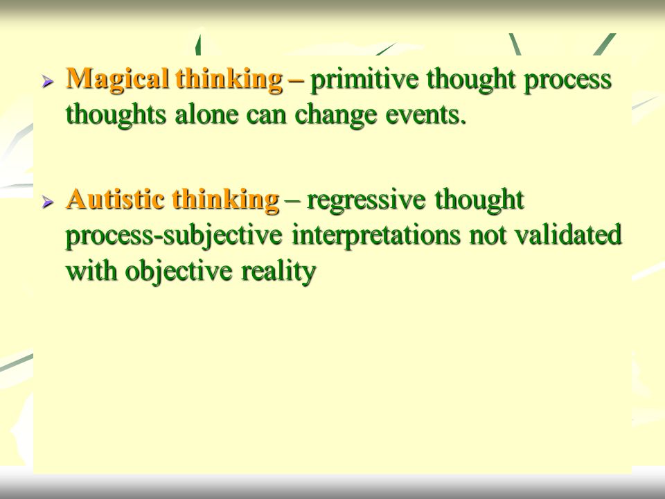 primitive thought