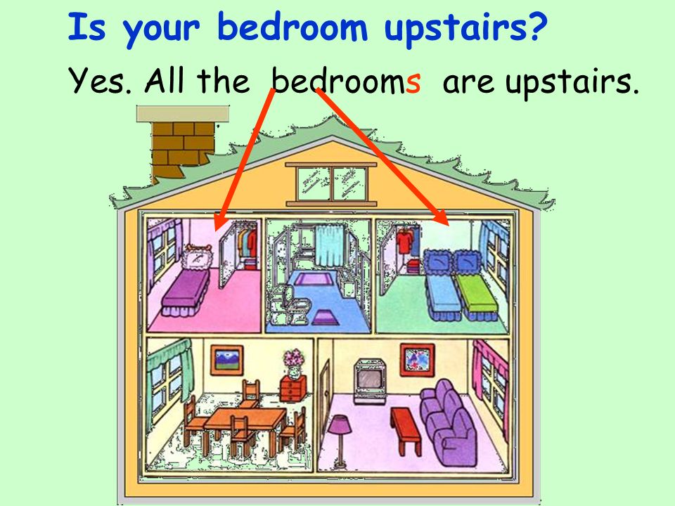 Is your bedroom upstairs